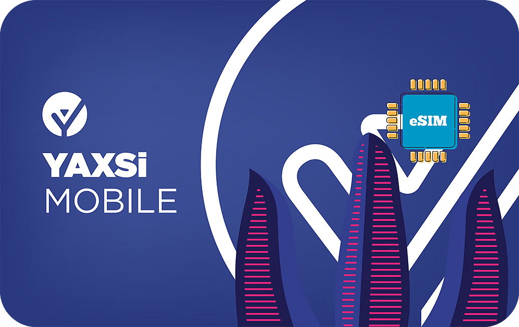 eSIM kártya - Azerbajdzsán - Yaxsi Mobile 2 GB 15 nap 12.5 US dollár