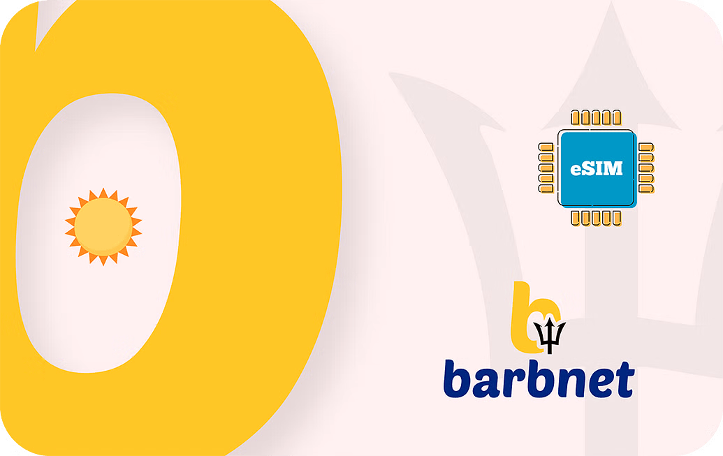 eSIM kártya - Barbados - Barbnet 2 GB 15 nap 15 US dollár