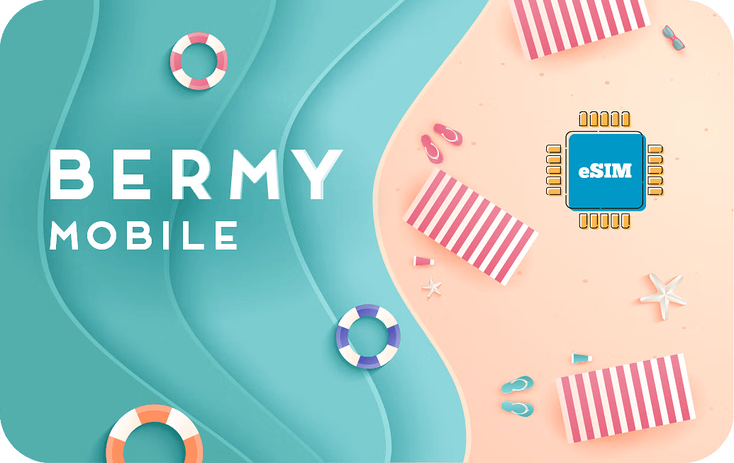 eSIM kártya - Bermuda - Bermy Mobile 3 GB 30 nap 19 US dollár