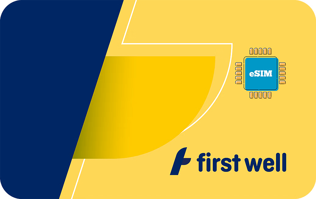 eSIM kártya - Csád - First Well 2 GB 15 nap 13.5 US dollár