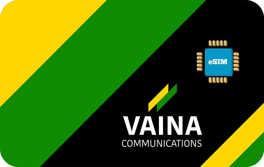 eSIM kártya - Dominikai Közösség - Vaina Communications 1 GB 7 nap 8 US dollár