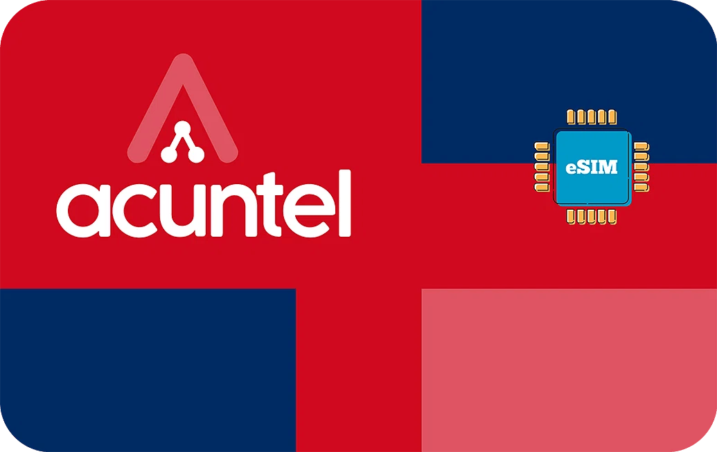 eSIM kártya - Dominikai Köztársaság - Acuntel 5 GB 30 nap 29 US dollár