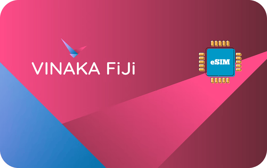 eSIM kártya - Fidzsi-szigetek - Vinaka Fiji 5 GB 30 nap 30 US dollár