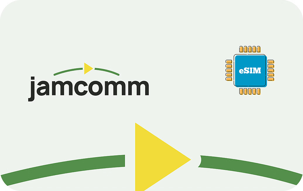 eSIM kártya - Jamaica - Jamcomm 1 GB 7 nap 9.5 US dollár