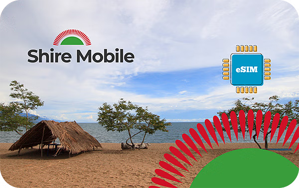 eSIM kártya - Malawi - Shire Mobile 5 GB 30 nap 41.5 US dollár