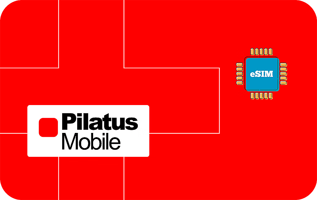 eSIM kártya - Svájc - Pilatus Mobile 10 GB 30 nap 24 US dollár