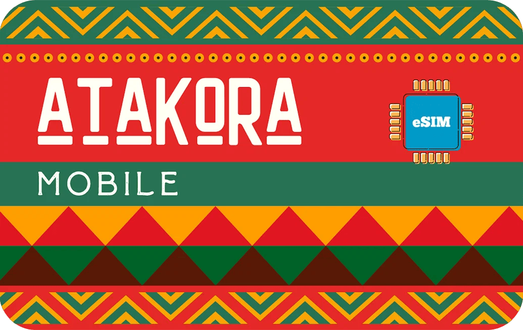 eSIM kártya - Togo - Atakora Mobile 1 GB 7 nap 9.5 US dollár