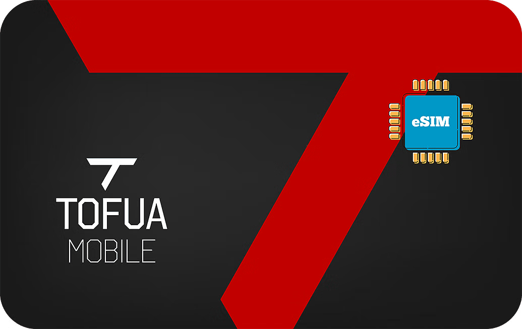 eSIM kártya - Tonga - Tofua Mobile 10 GB 30 nap 34 US dollár