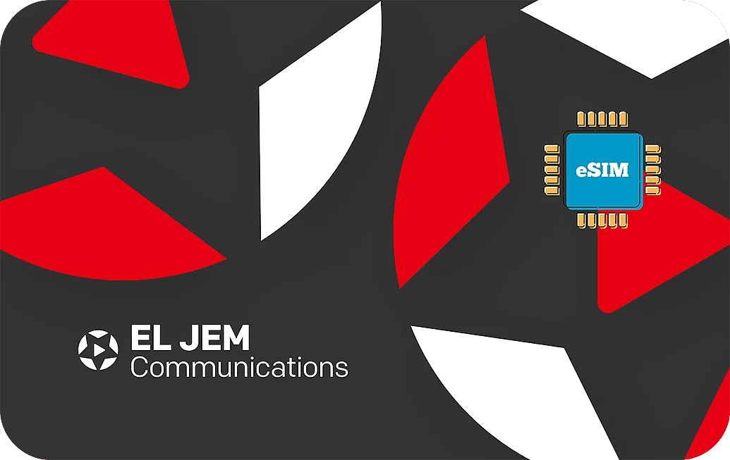 eSIM kártya - Tunézia - El Jem Communications 20 GB 30 nap 36 US dollár