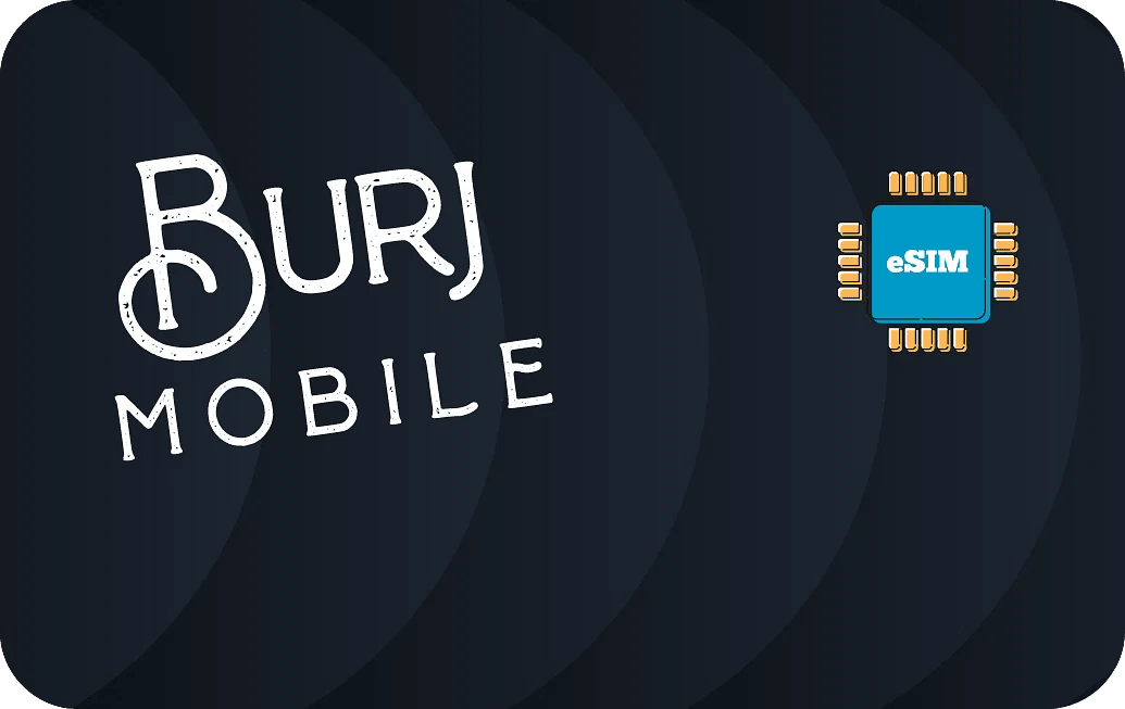 eSIM kártya - Egyesült Arab Emírségek - Burj Mobile 2 GB 15 nap 7 US dollár