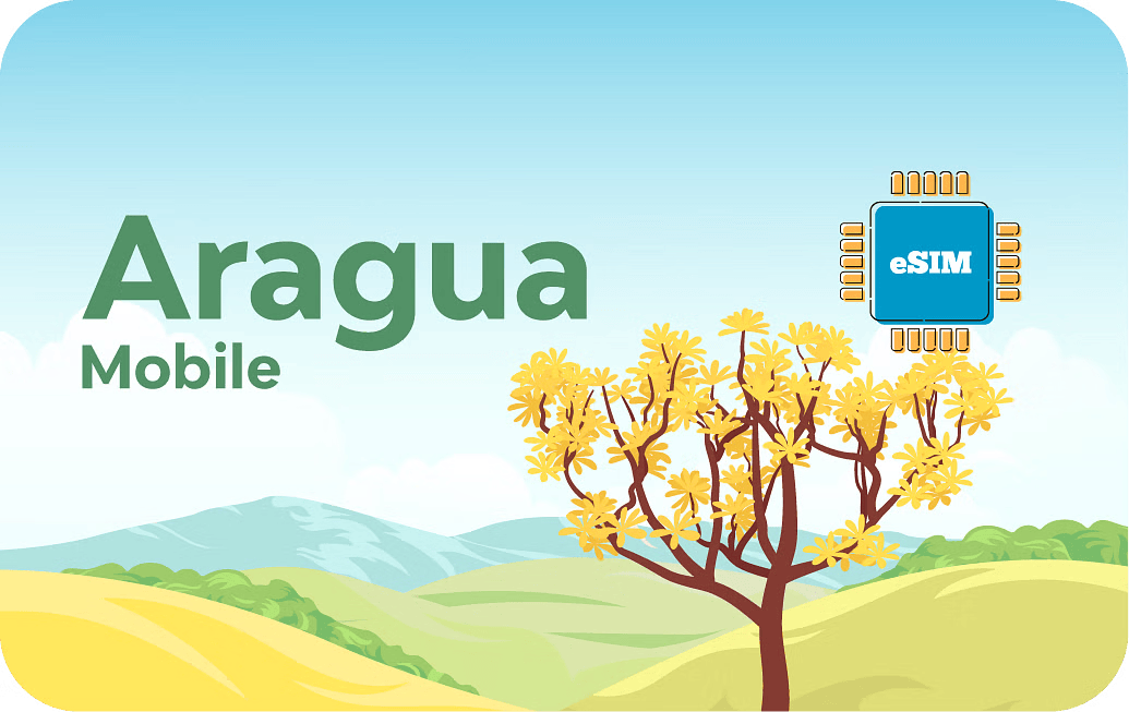 eSIM kártya - Venezuela - Aragua Mobile 3 GB 30 nap 25.5 US dollár